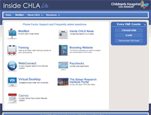 Tablet Screenshot of insidechla.org